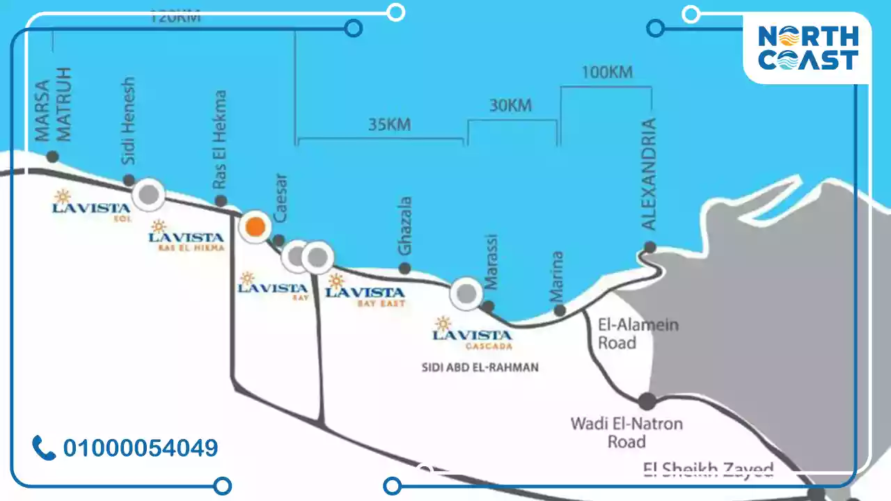 La Vista Ras El Hekma details prices and spaces