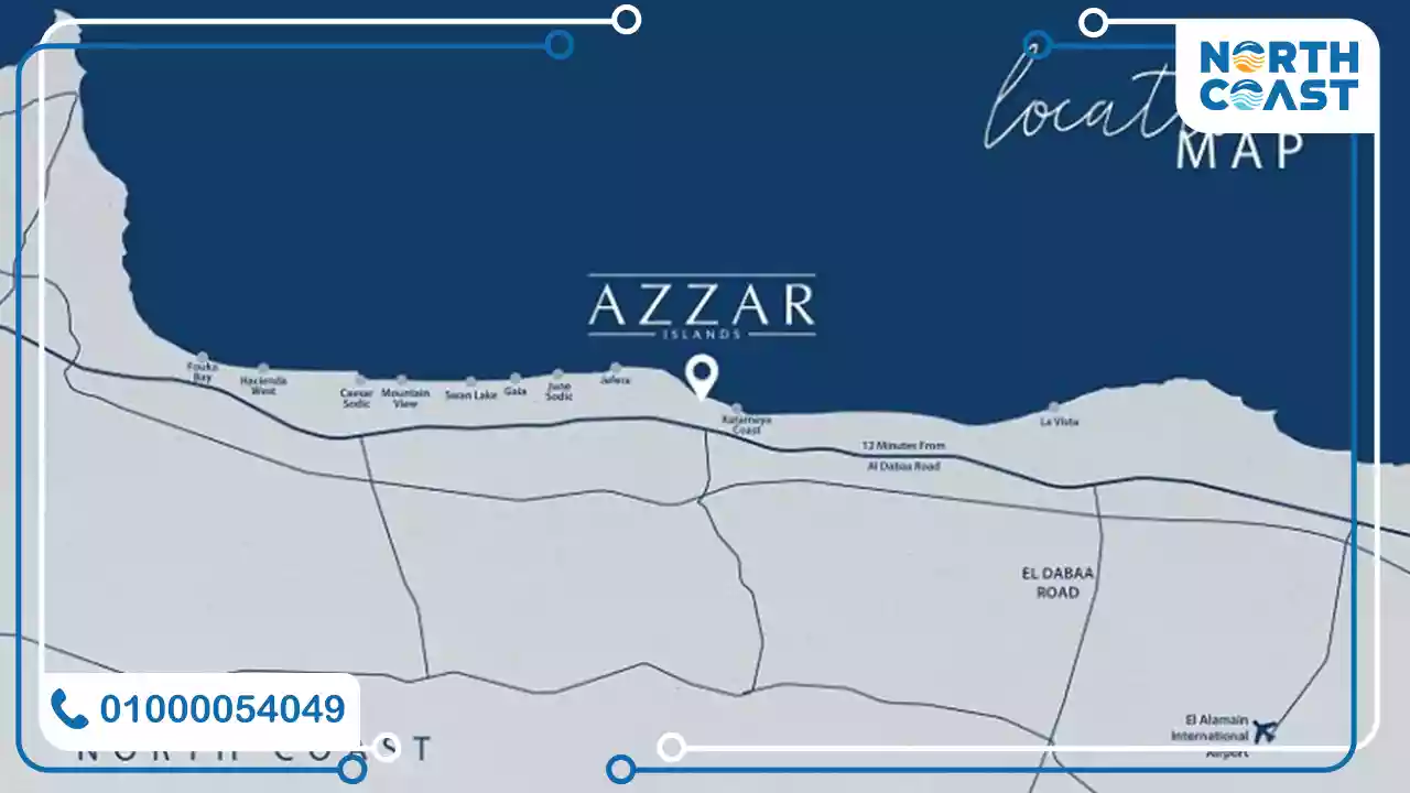 Details of Azzar North Coast Village prices and areas