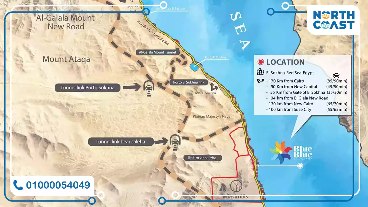 Details of Blue Blue Ain Sokhna Village prices and spaces